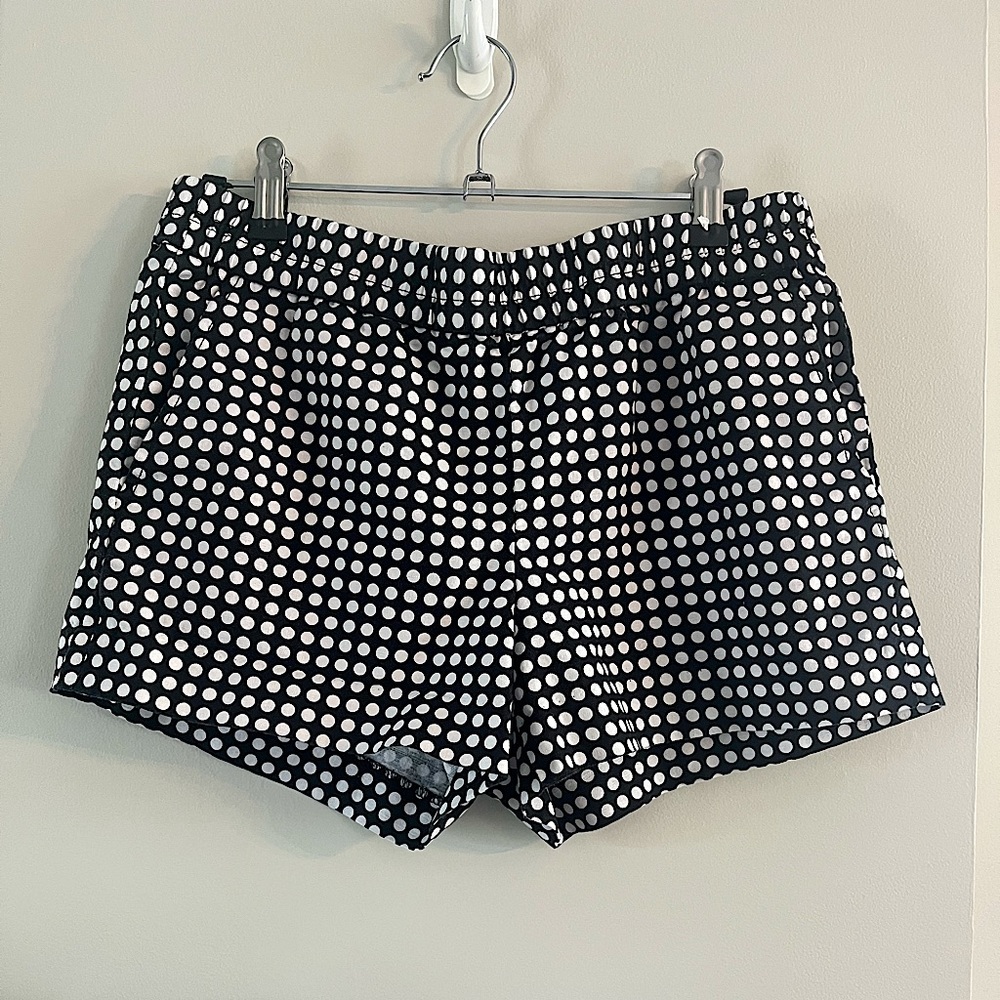 JCrew Size 4 Mod Polka Dot Casual Pull On Shorts